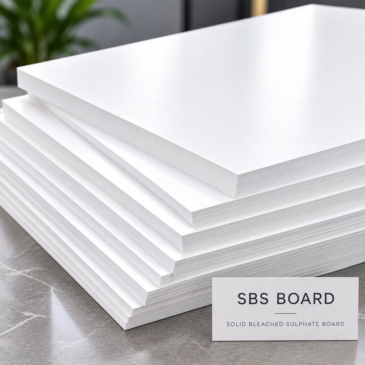 SBS board in mill